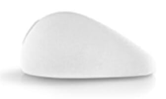 Teardrop breast implant