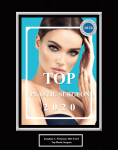 Top plastic surgeon 2020 award