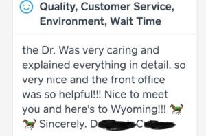 Quality customer service
